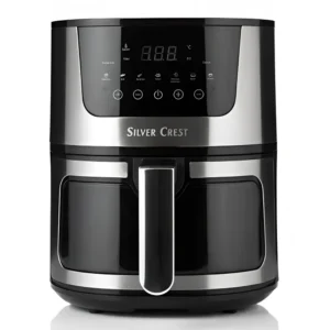Аерогриль Silver Crest SC-8855S 8 л 4200 Вт сенсорне керування Hot Air Technology фритюрниця без олії