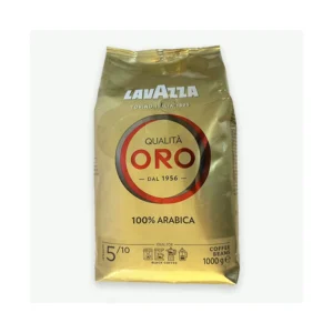 Кава в зернах Lavazza Qualità Oro, 1 кг, 100% арабіка, середнє обсмаження